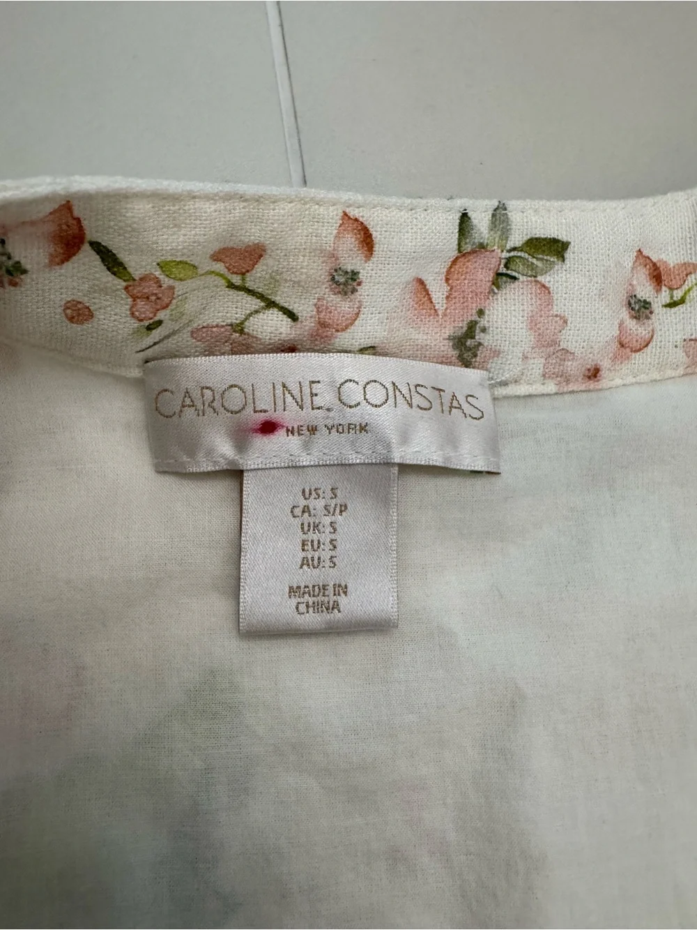 Caroline Constas Long Sleeve Linen Blend Shirtdress S - Picture 9 of 15